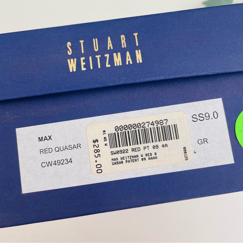 Stuart Weitzman Max Criss Cross Peep Toe Heels - image 8